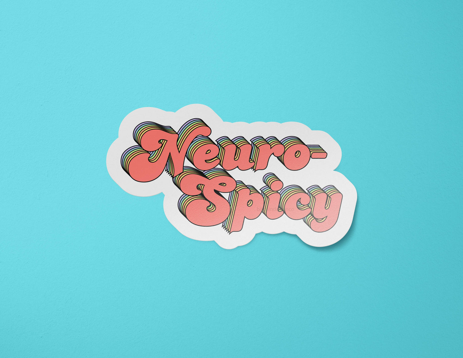 Neuro Spicy Autism ADHD Sticker