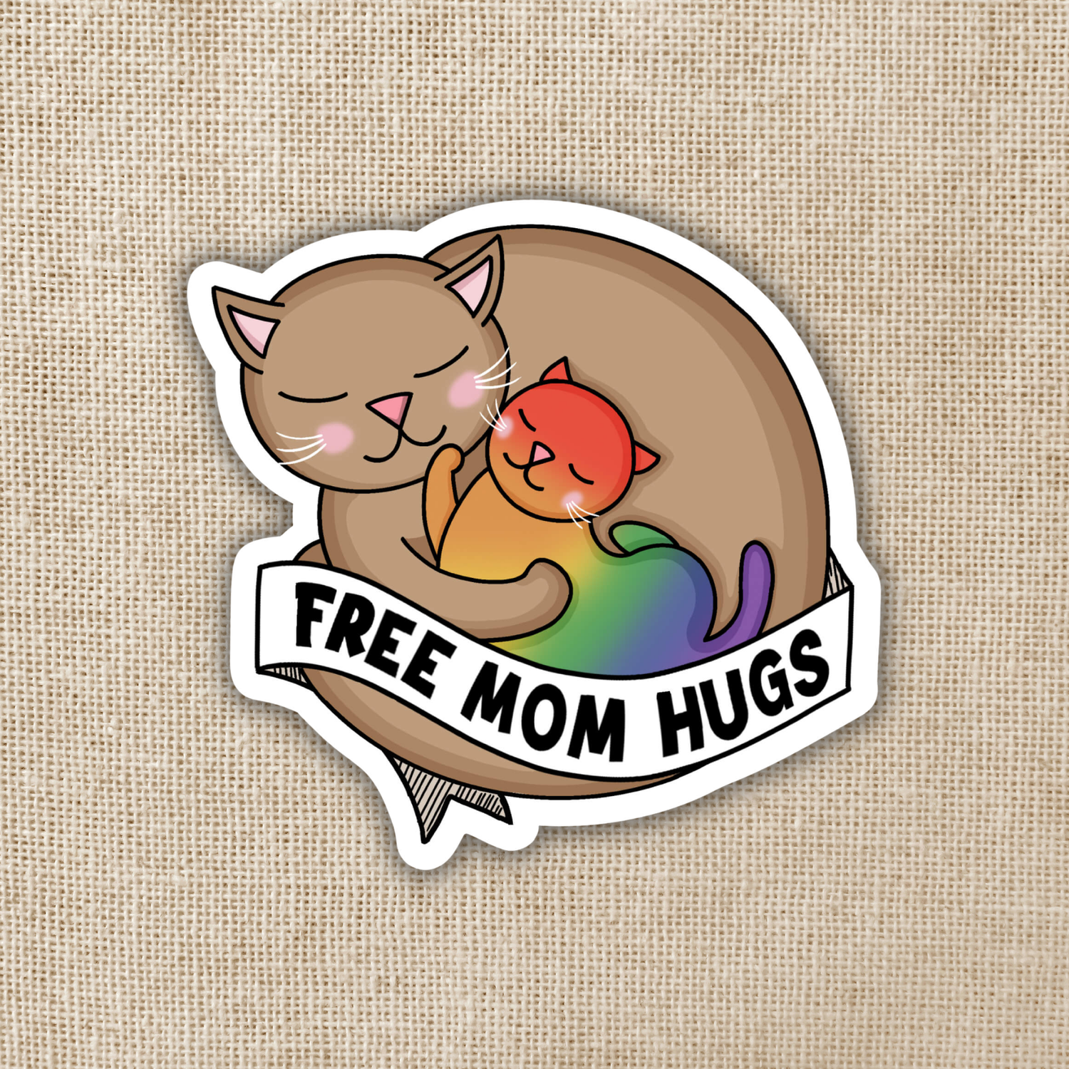 Free Mom Hugs Sticker