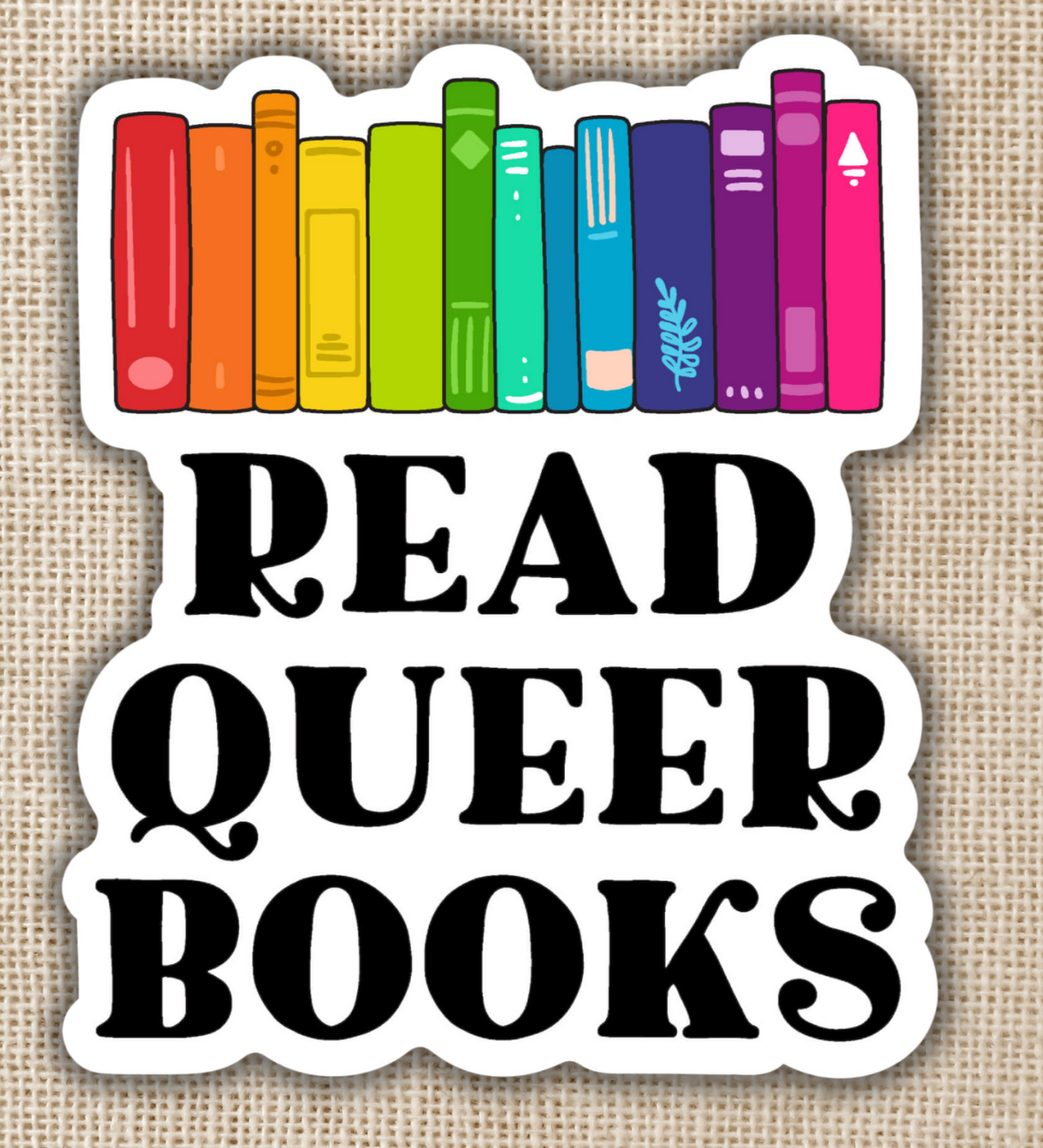 Read Queer Books Sticker