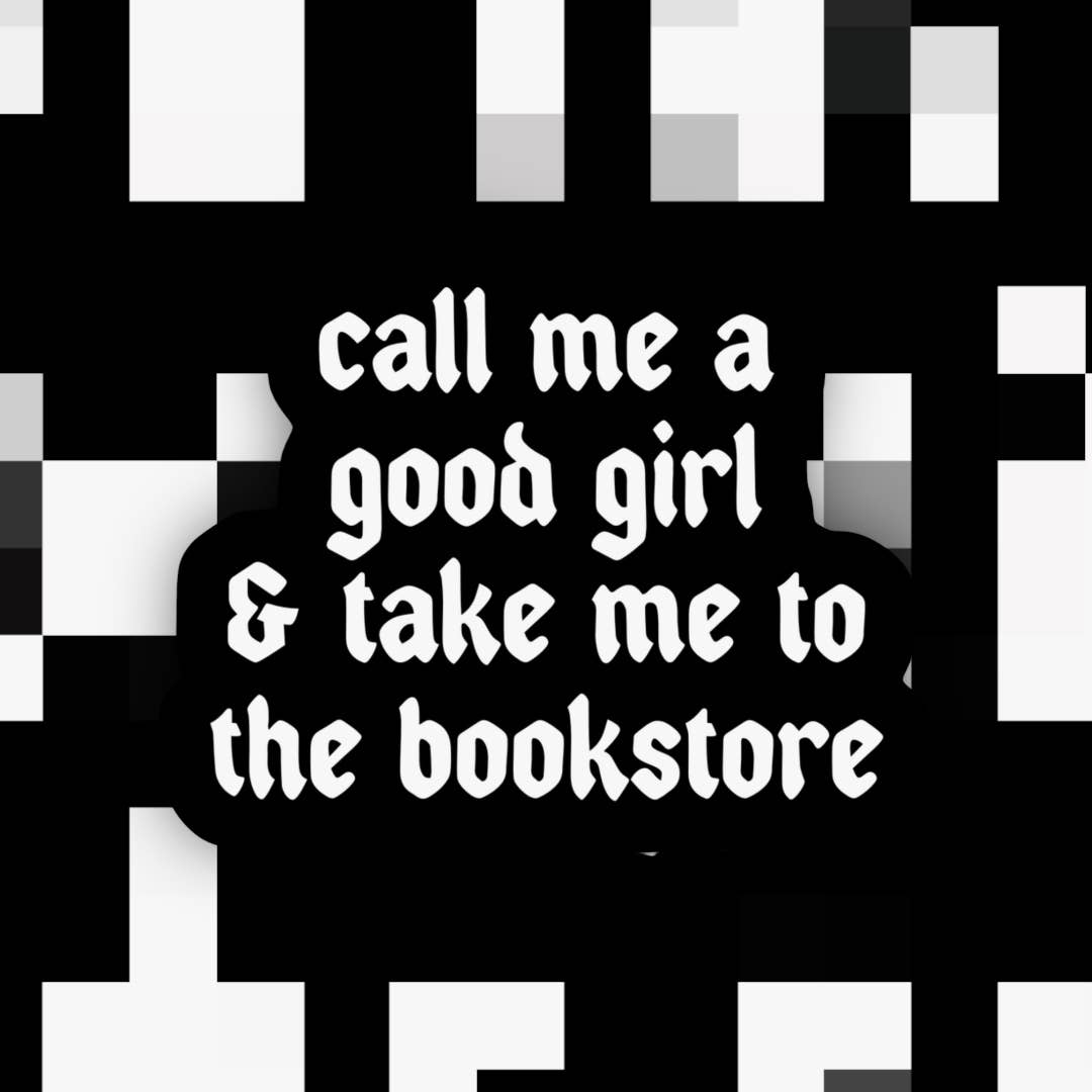 Take Me to the Bookstore Sticker
