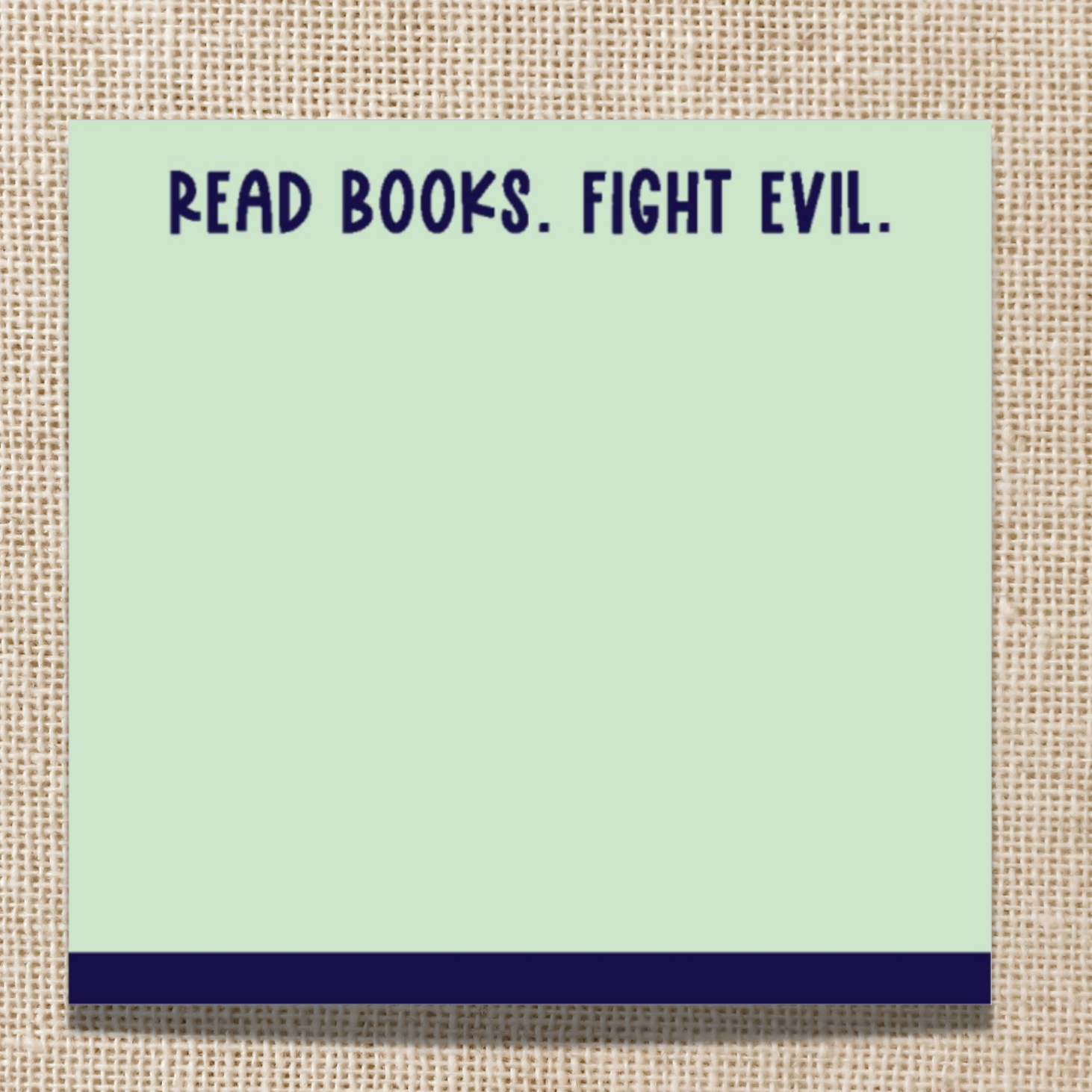 Read Books Fight Evil Sticky Notes