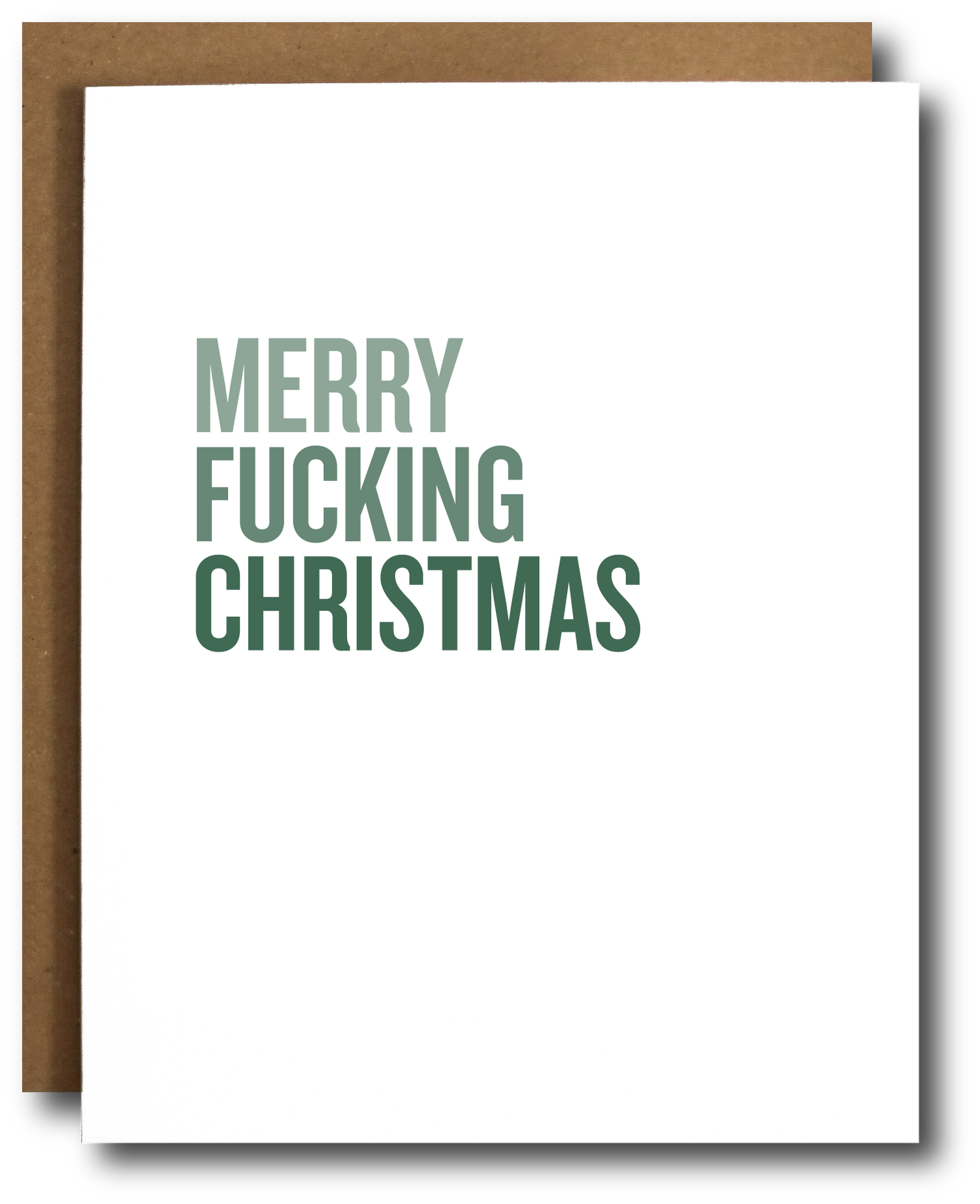Merry F*cking Christmas Card
