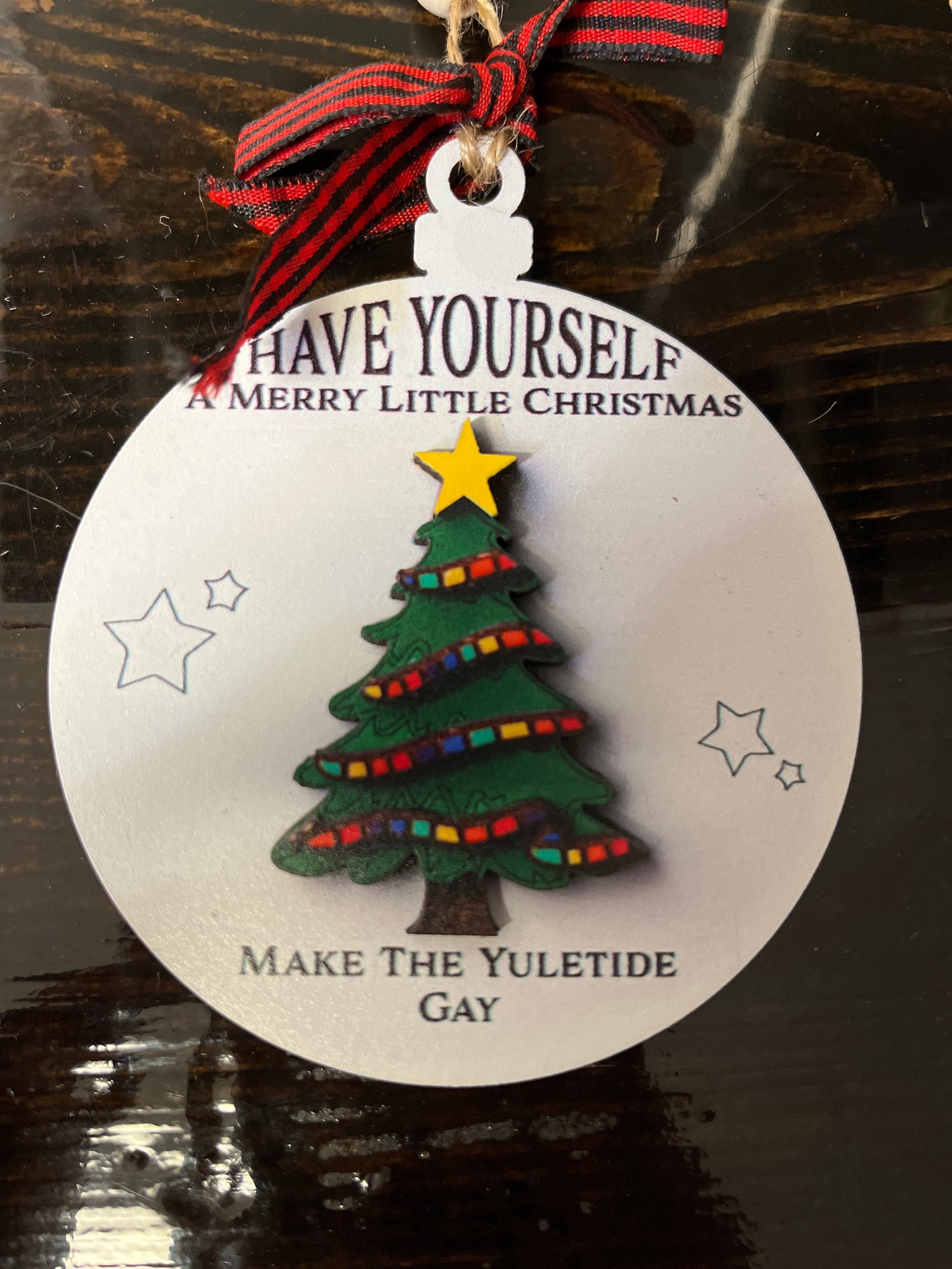 Make The Yuletide Gay Tree Ornament