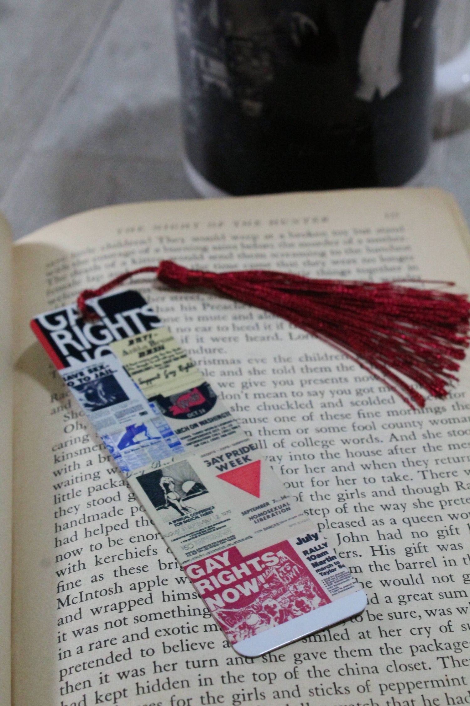 Vintage Gay Rights Posters // Metal Bookmark
