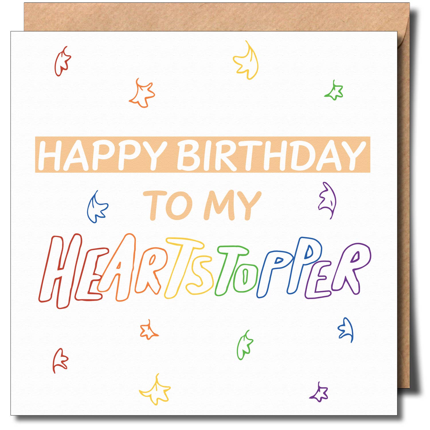 Happy Birthday to my Heartstopper Birthday Card