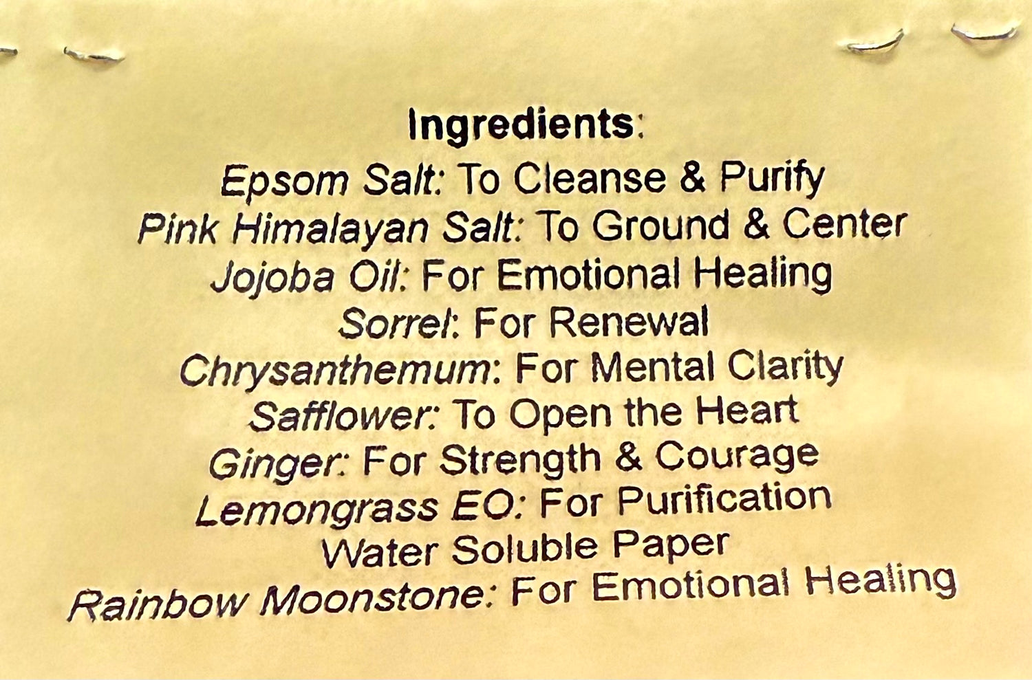 Transformation and Healing Bath Soak