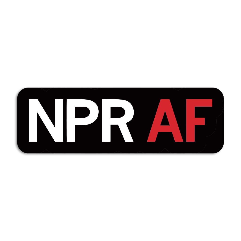 NPR AF Sticker