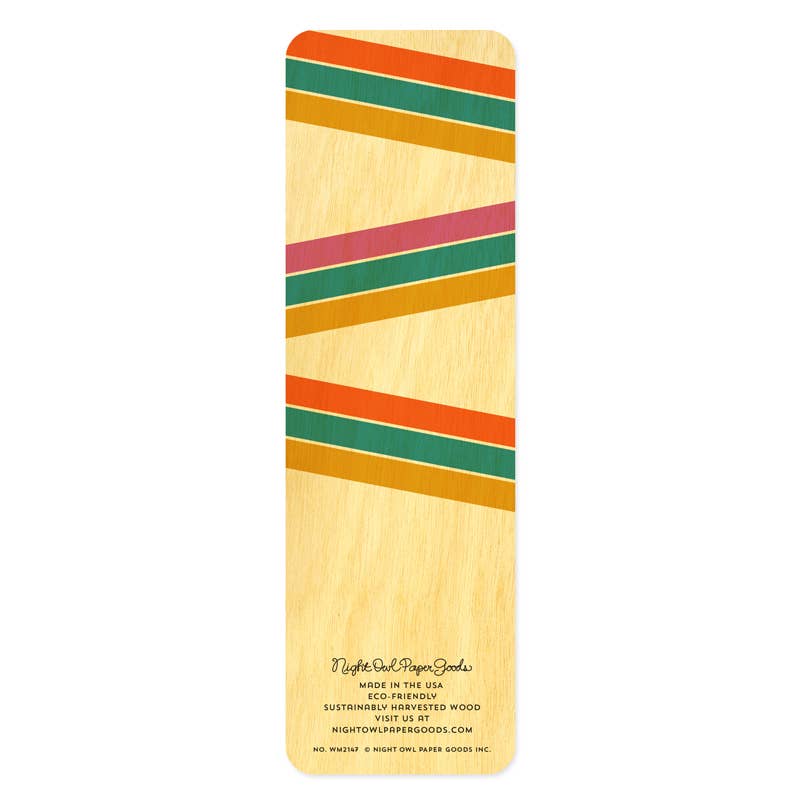 Read Every Day Wood Bookmark