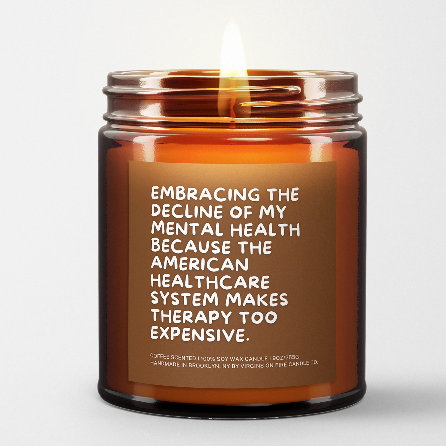 Embracing the Decline of My Mental Health Candle