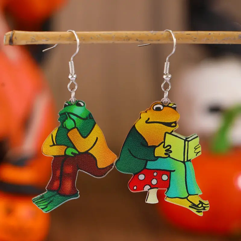 Frog and Toad Earrings