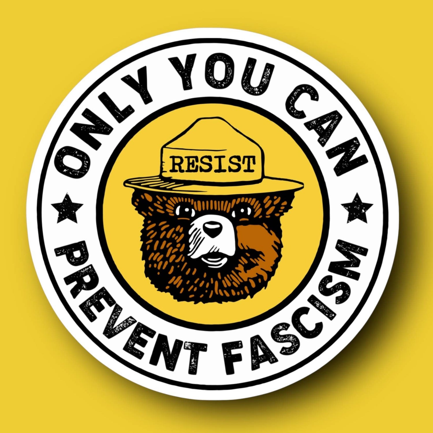 Only You Can Prevent Fascism Resist Sticker
