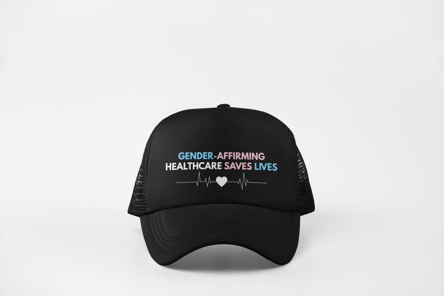 Gender-Affirming Healthcare Saves Lives Trucker Hat