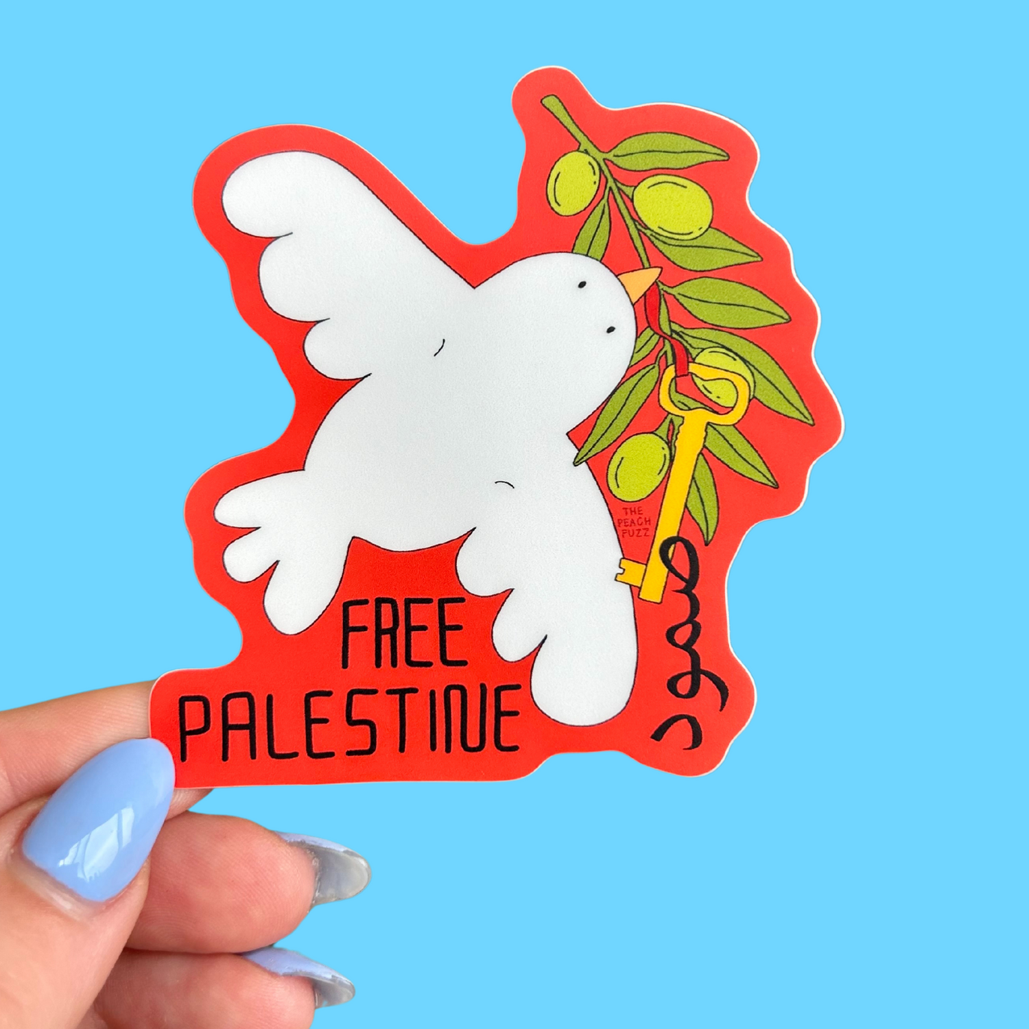 Free Palestine Sticker