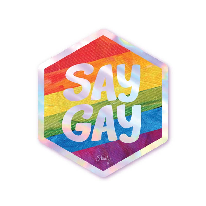 Say Gay Sticker