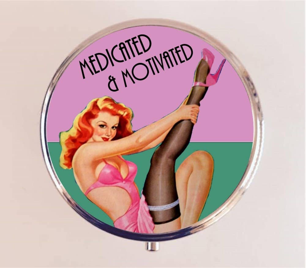 Medicated and Motivated Pill Case