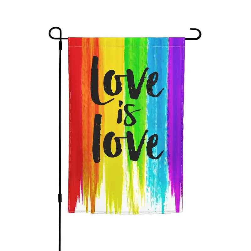 Garden Flag Love Is Love 12x18in