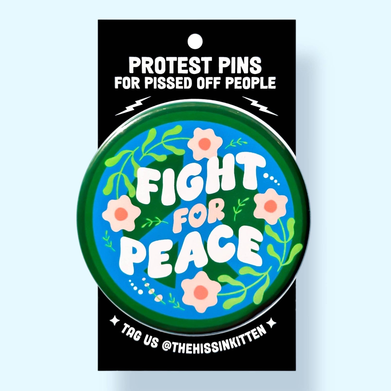 Fight For Peace Pin