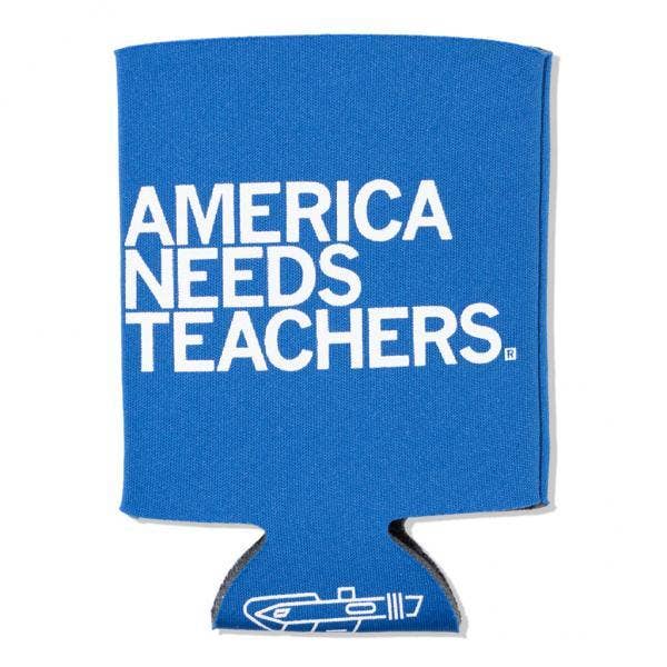 America Needs Teachers Koozie