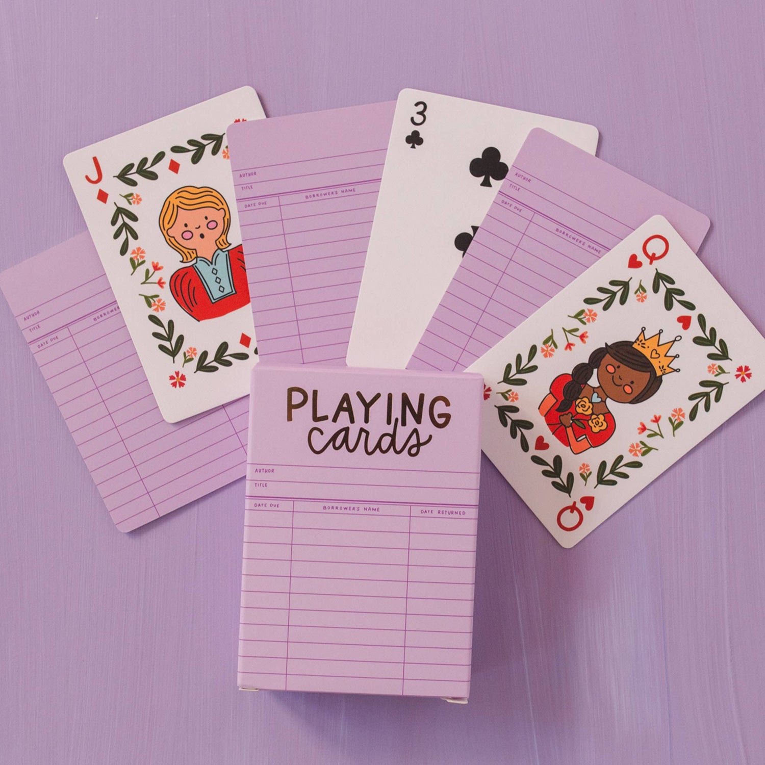 Library Card Playing Cards