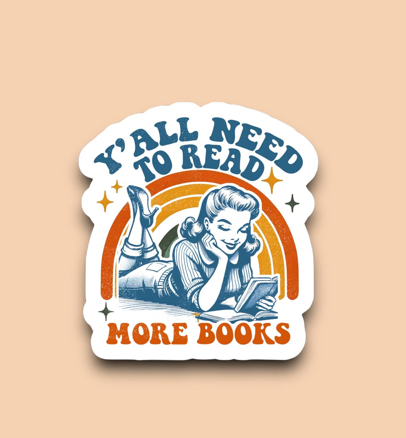 Y’all Need to Read More Books Sticker