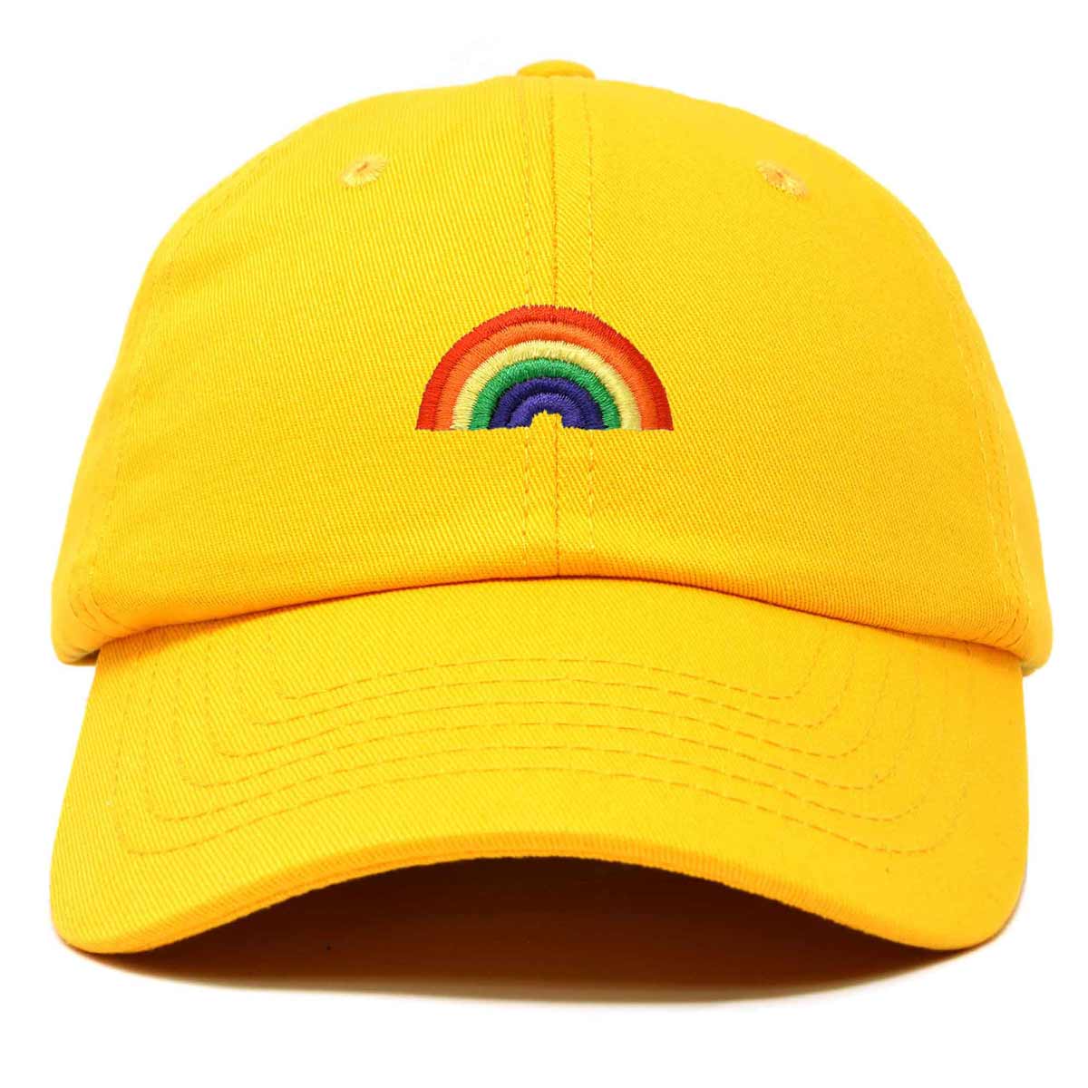 Rainbow Baseball Cap - Gold