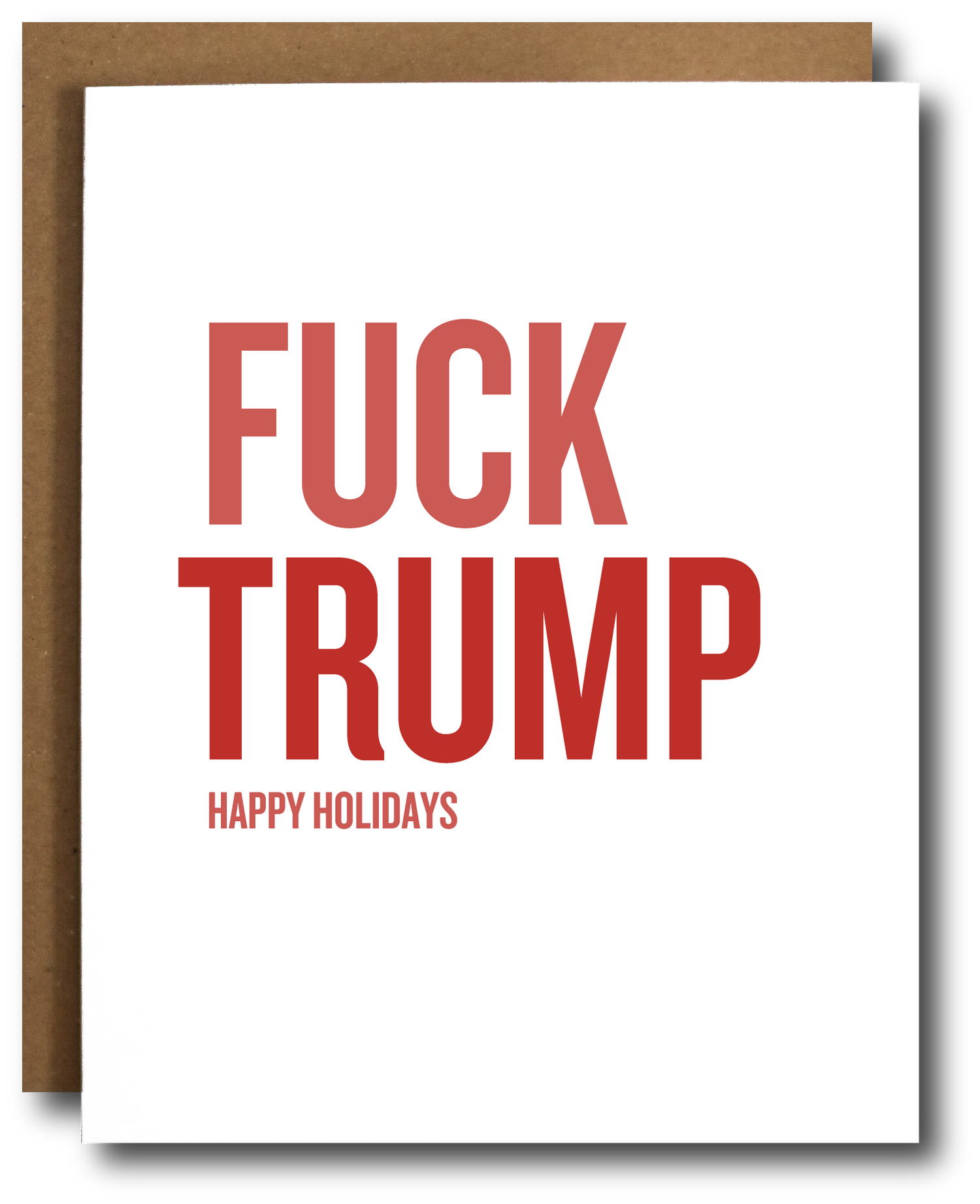F*ck Trump Happy Holidays Card