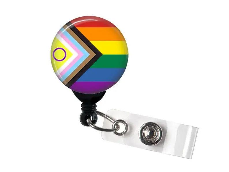 Intersex Progress Pride Flag Badge Reel
