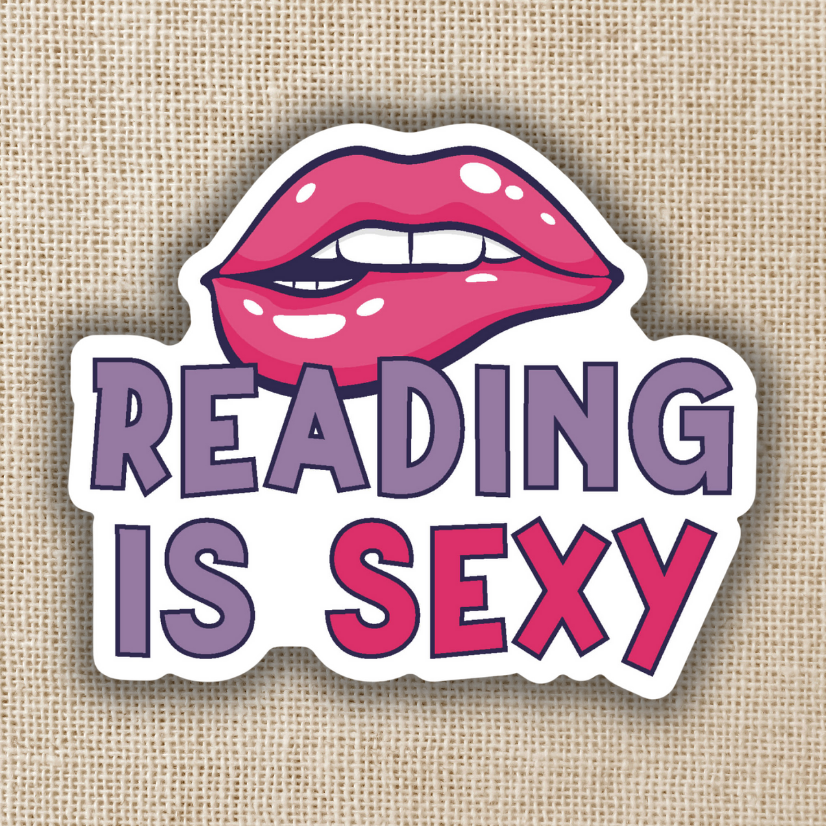Reading is Sexy Sticker
