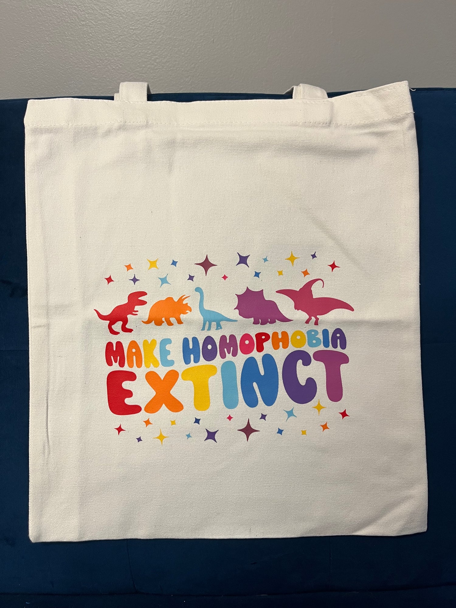 Make Homophobia Extinct Tote Bag