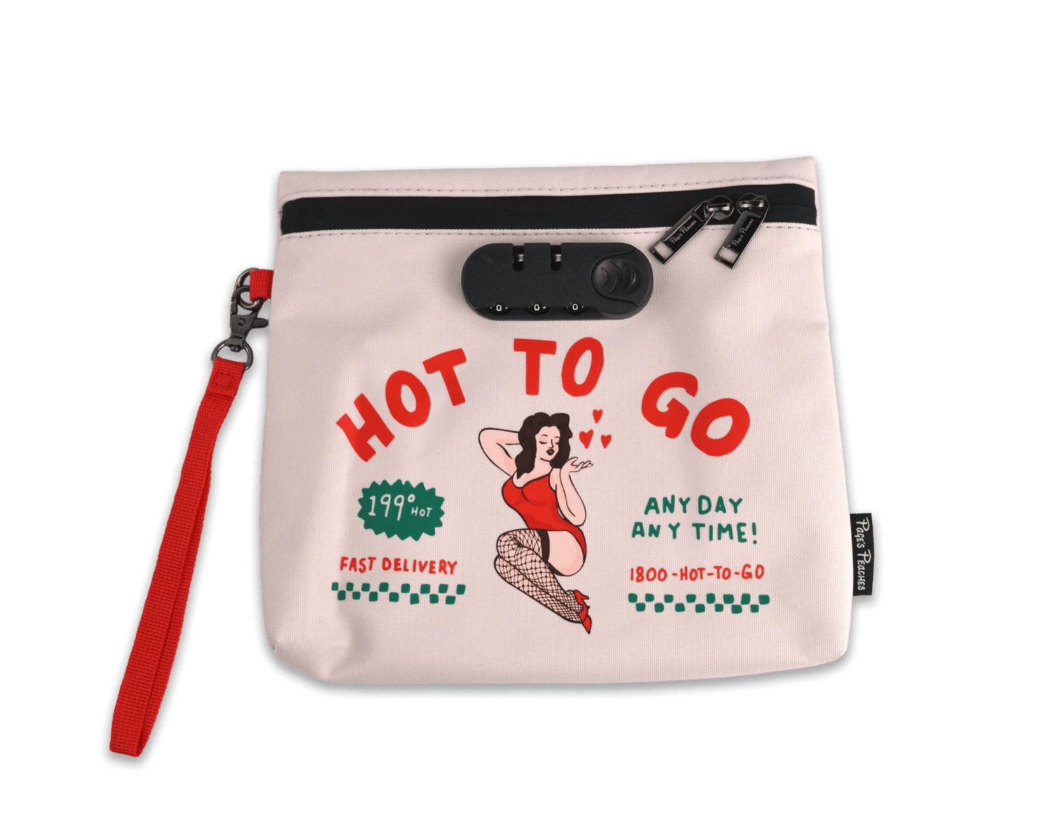 Hot To Go Smell Proof Pouch | Combination Lock
