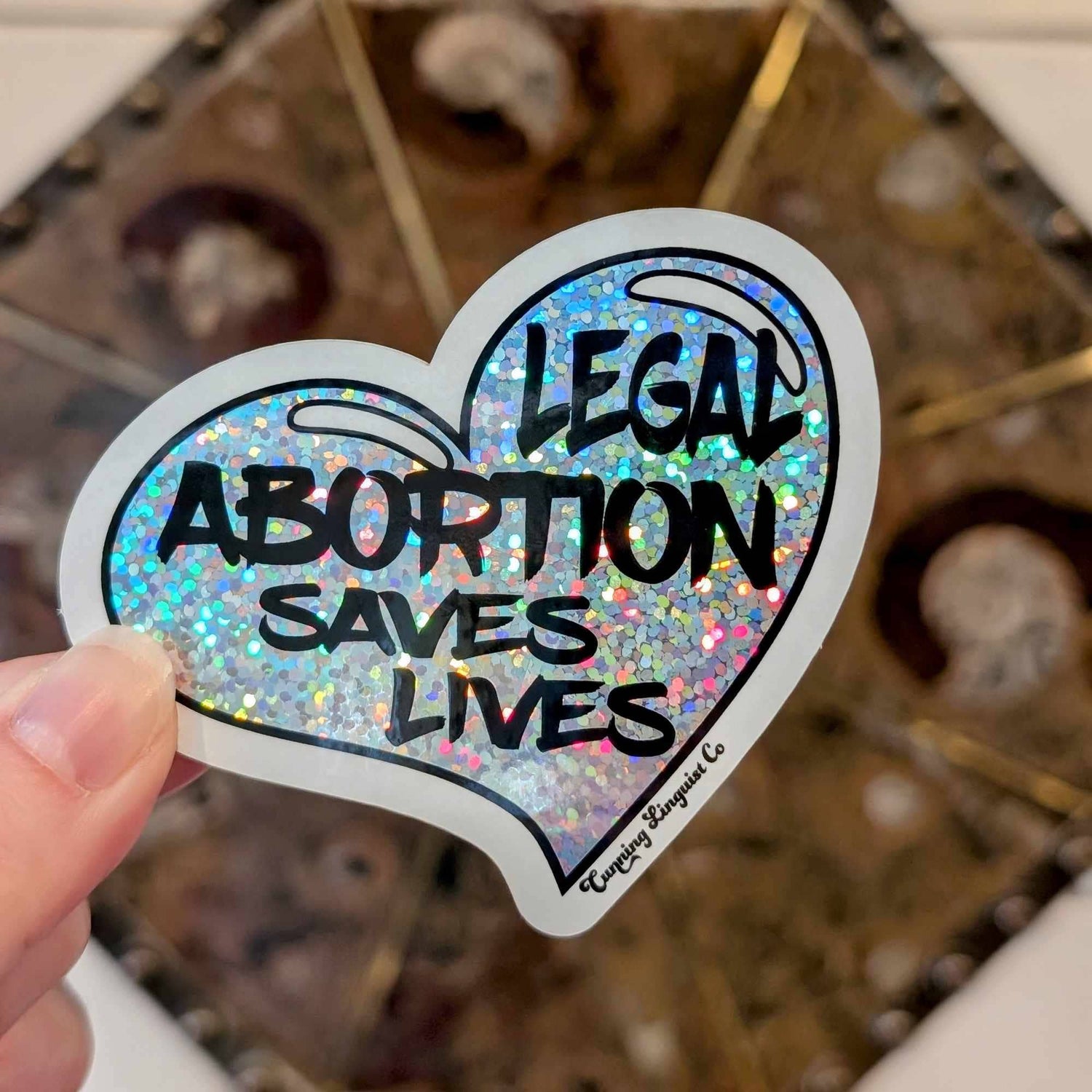 Legal Abortion Saves Lives Sticker