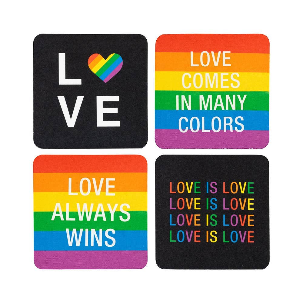 Rainbow Love Coaster