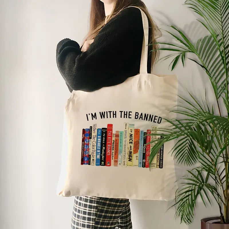 I'm With the Banned Tote Bag