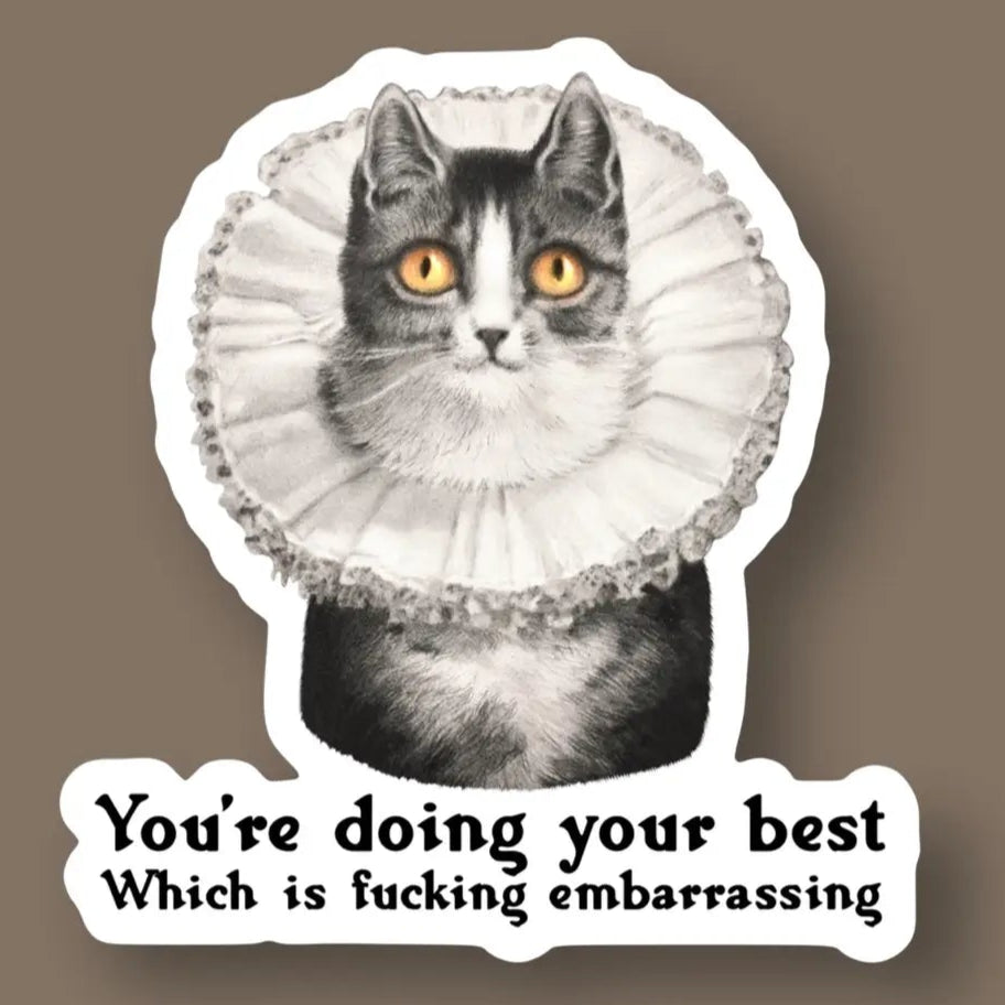 You're Doing Your Best Cat Sticker