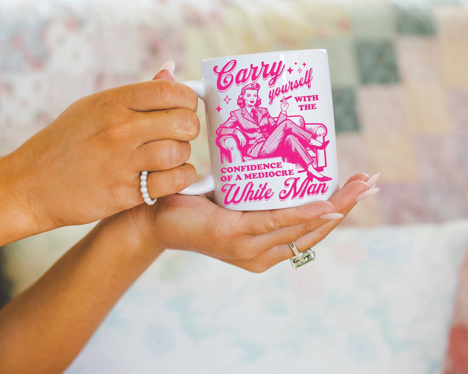 Mediocre White Man Coffee Mug: 11 oz