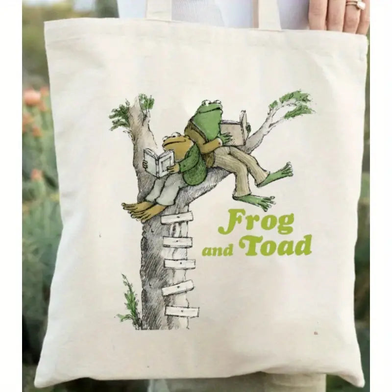 Frog and Toad Reading Tote
