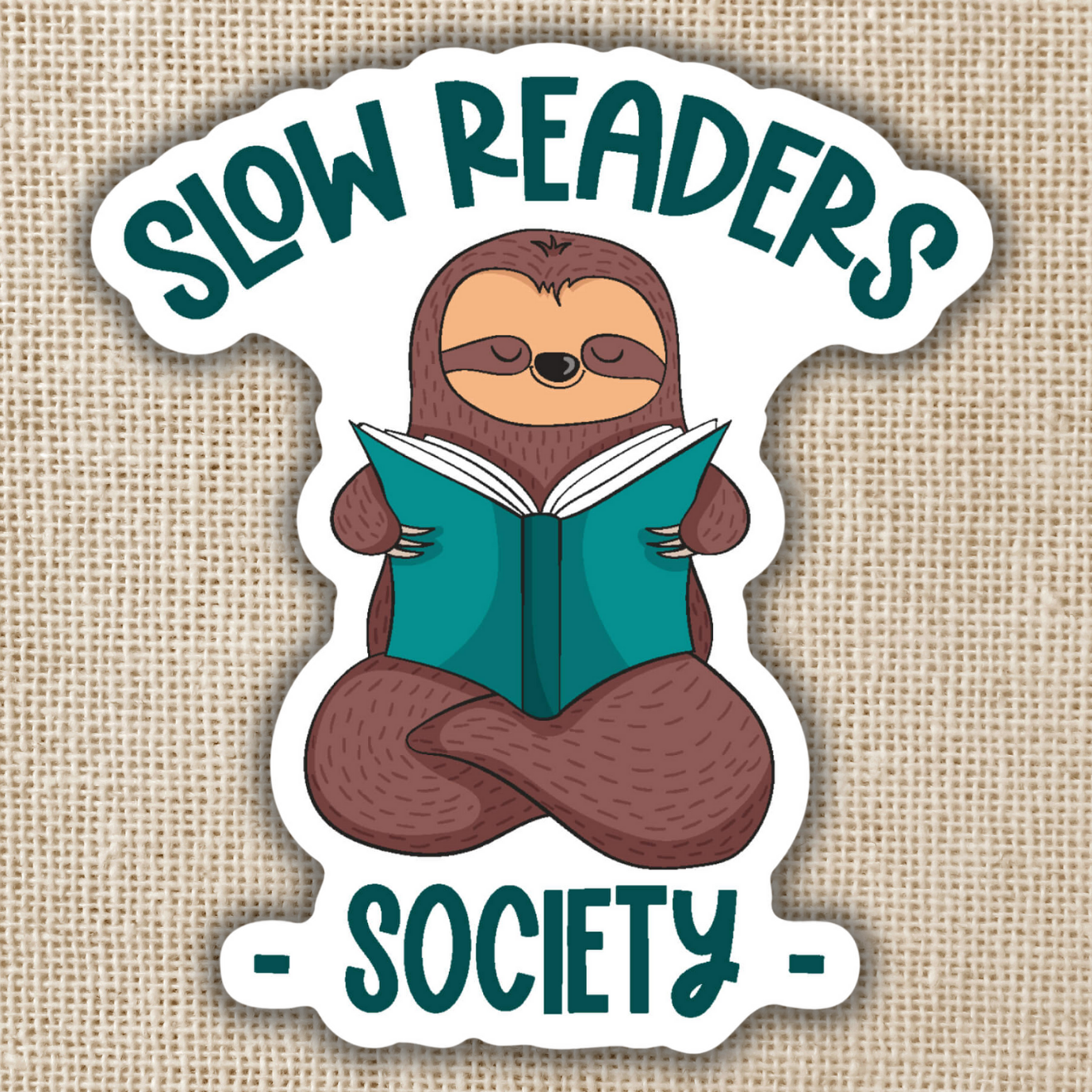 Slow Readers Society Sticker