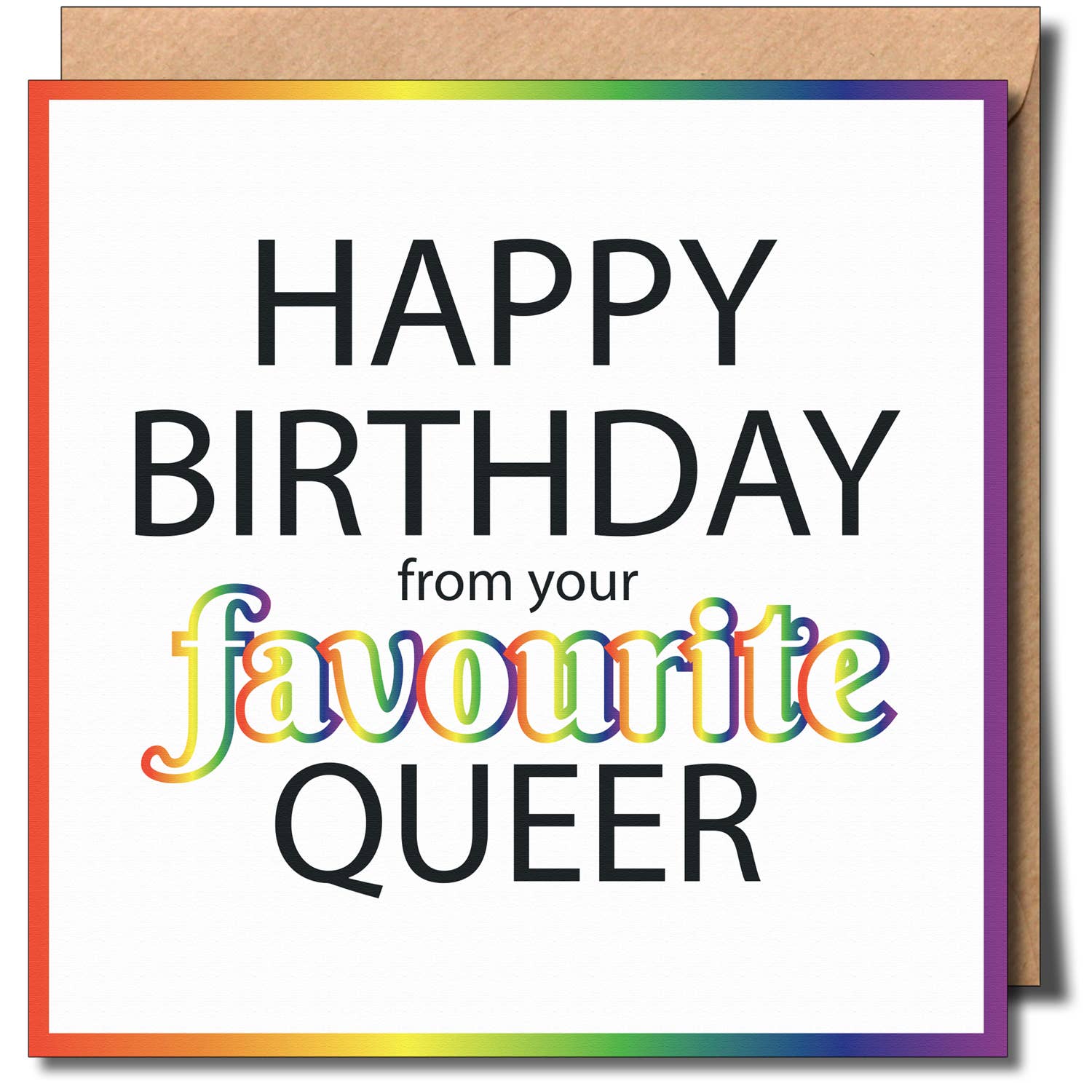 Happy Birthday from your Favourite Queer Greeting Card