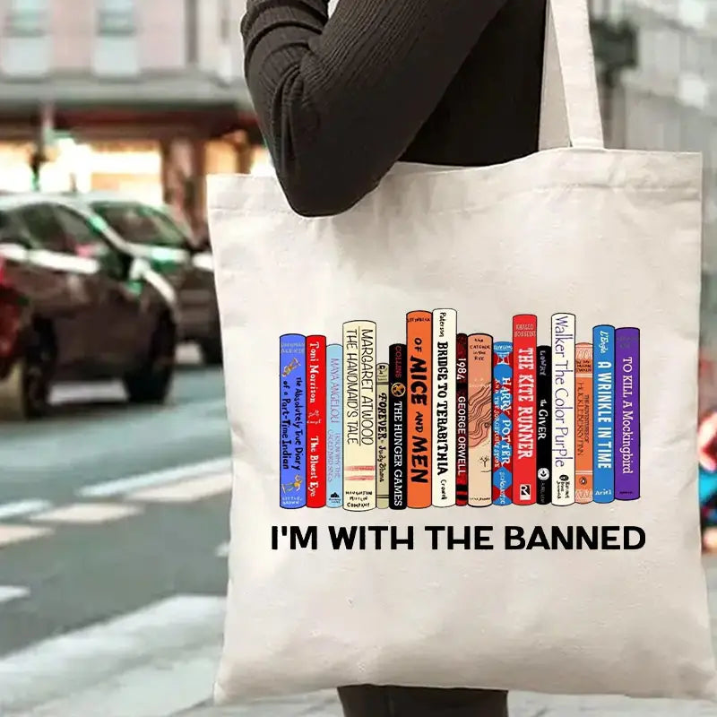 I'm With the Banned Tote Bag