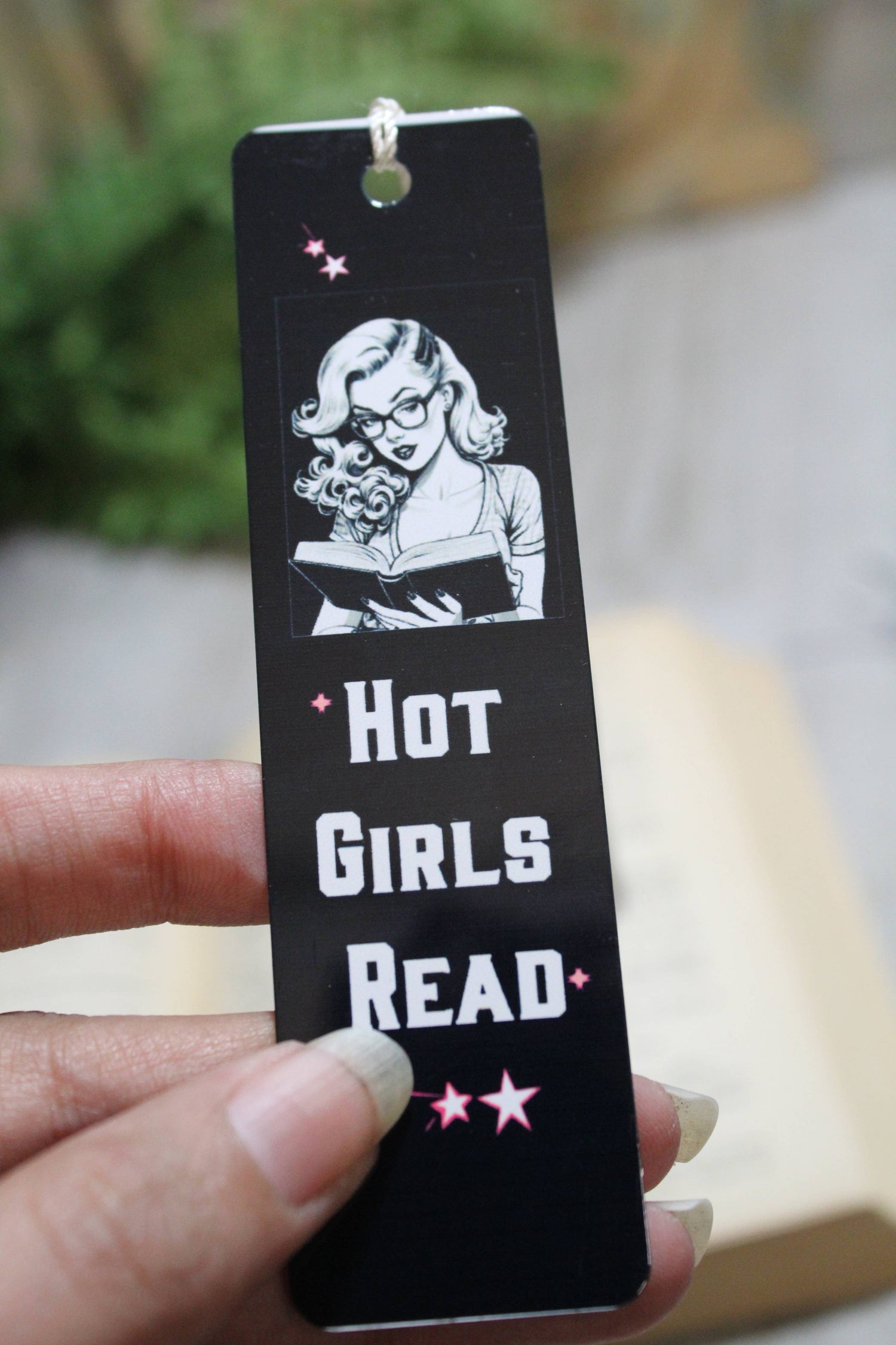 Hot Girls Read // Metal Bookmark