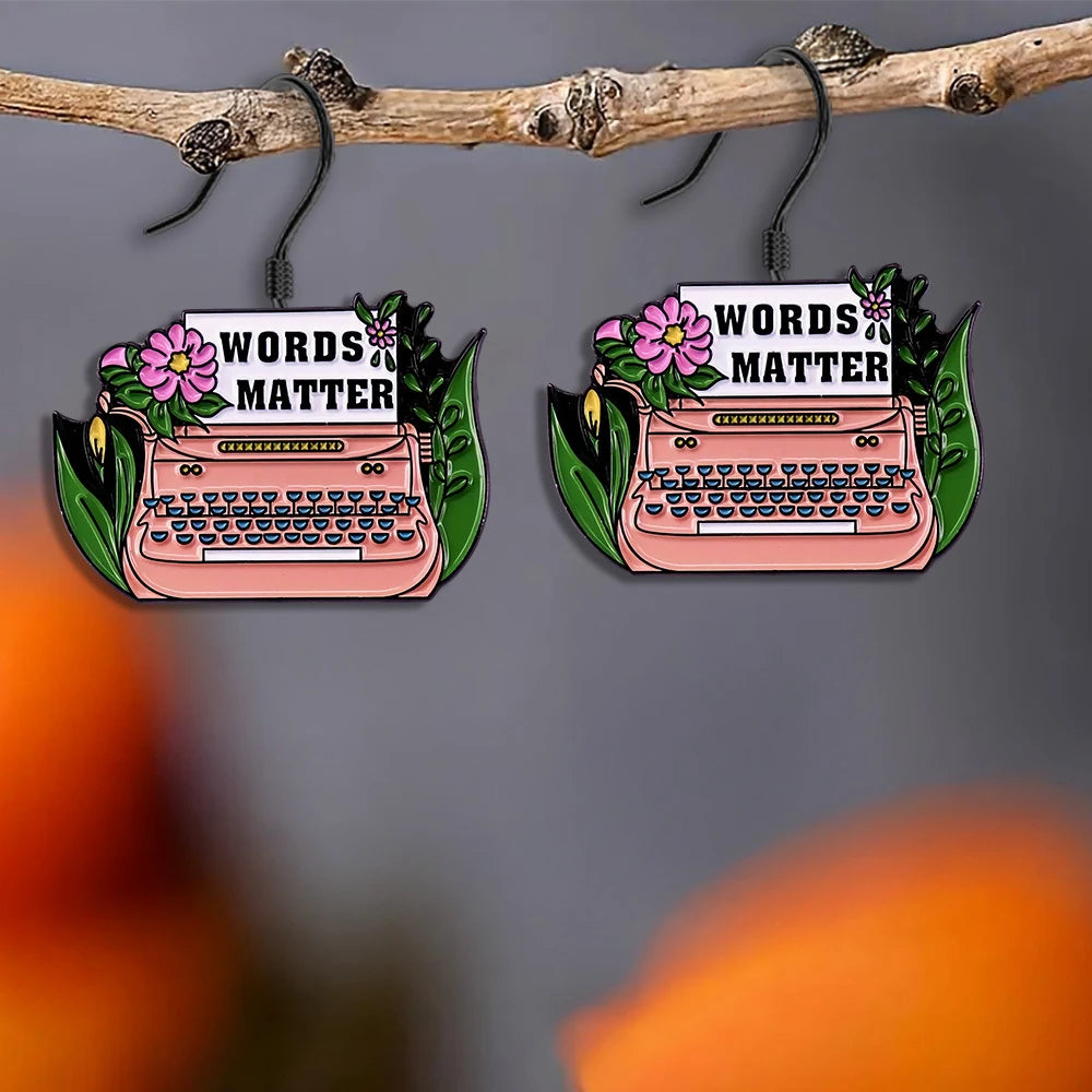 Words Matter Earrings