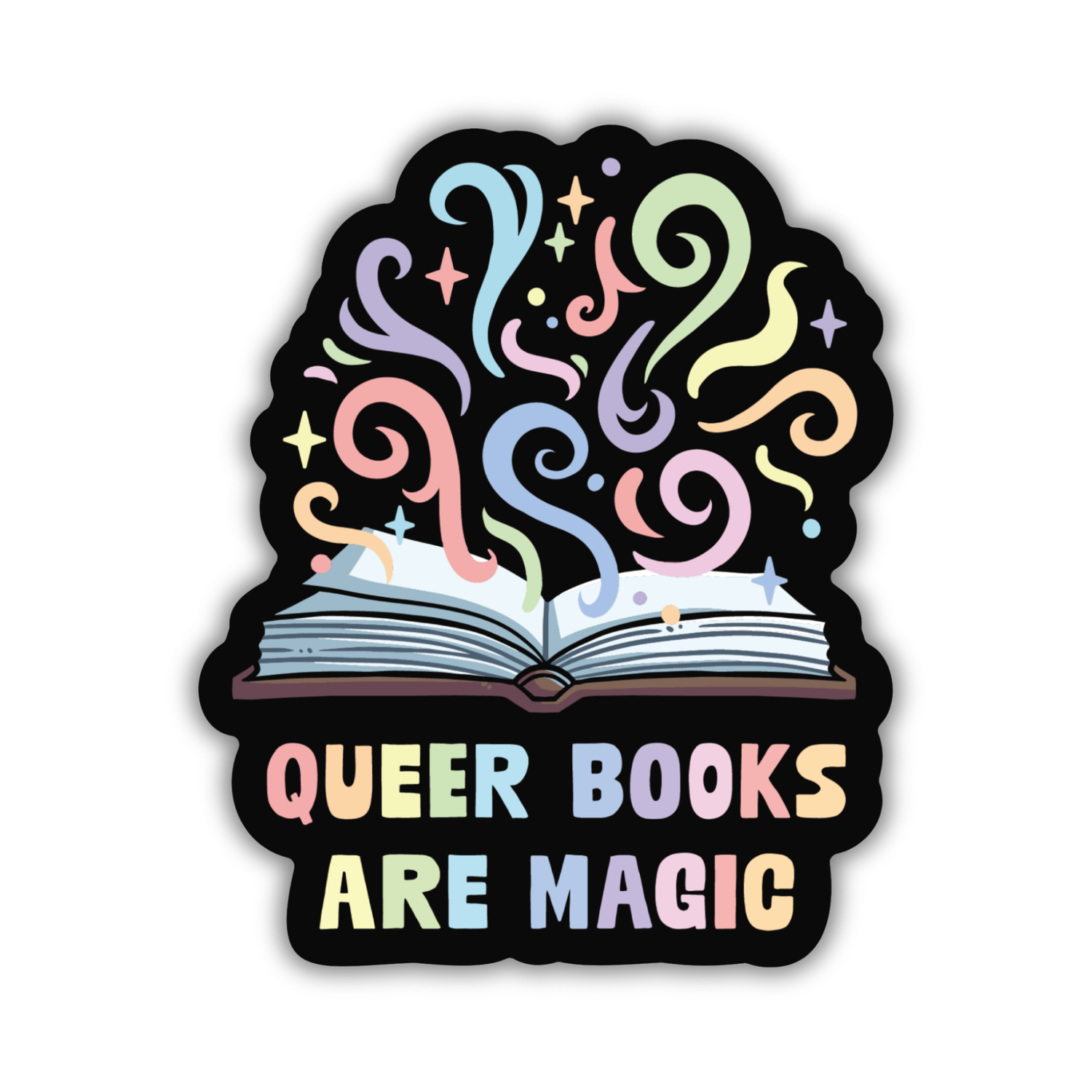 Queer Books Are Magic Sticker