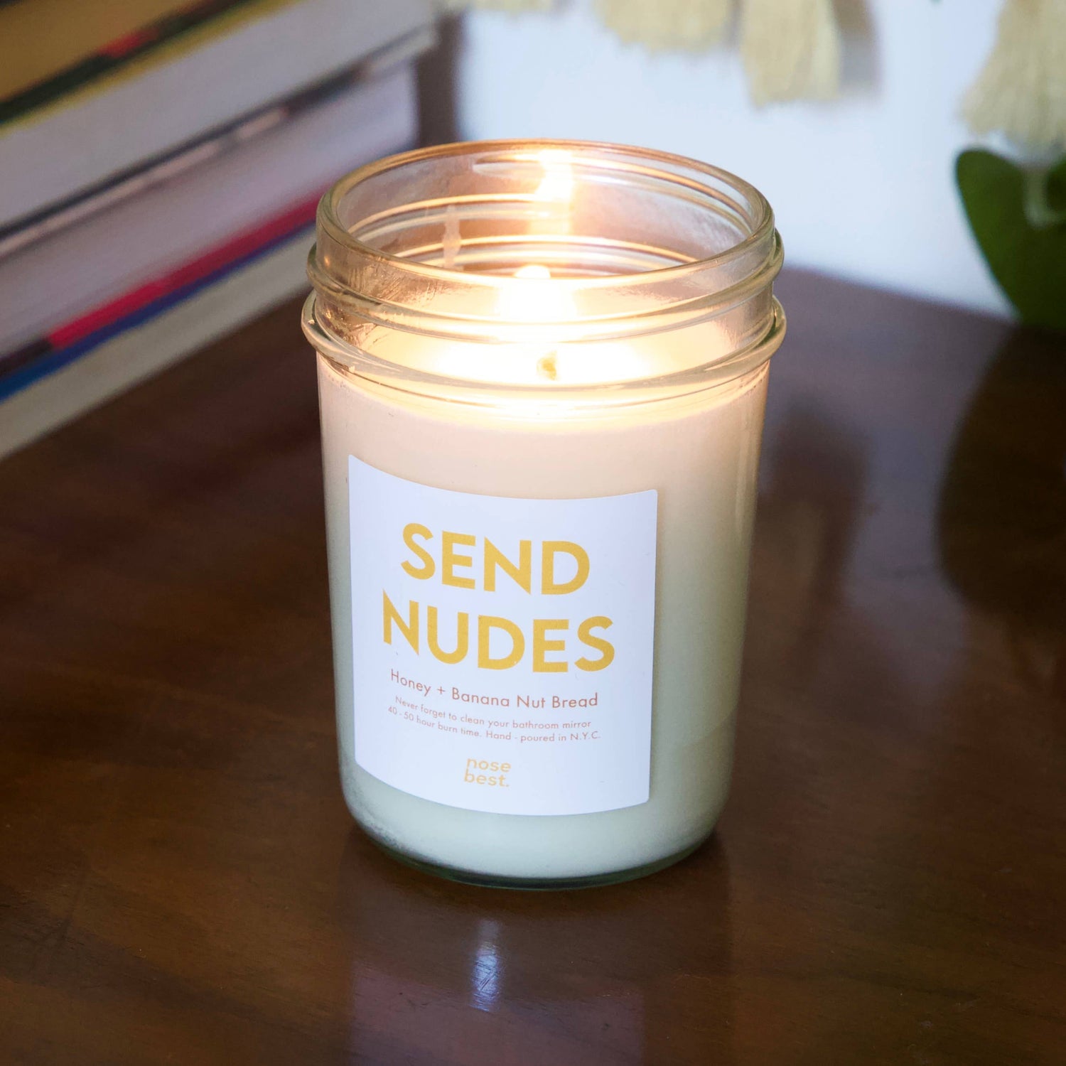 Honey & Banana Nut Bread - Send Nudes 8oz Soy Candle