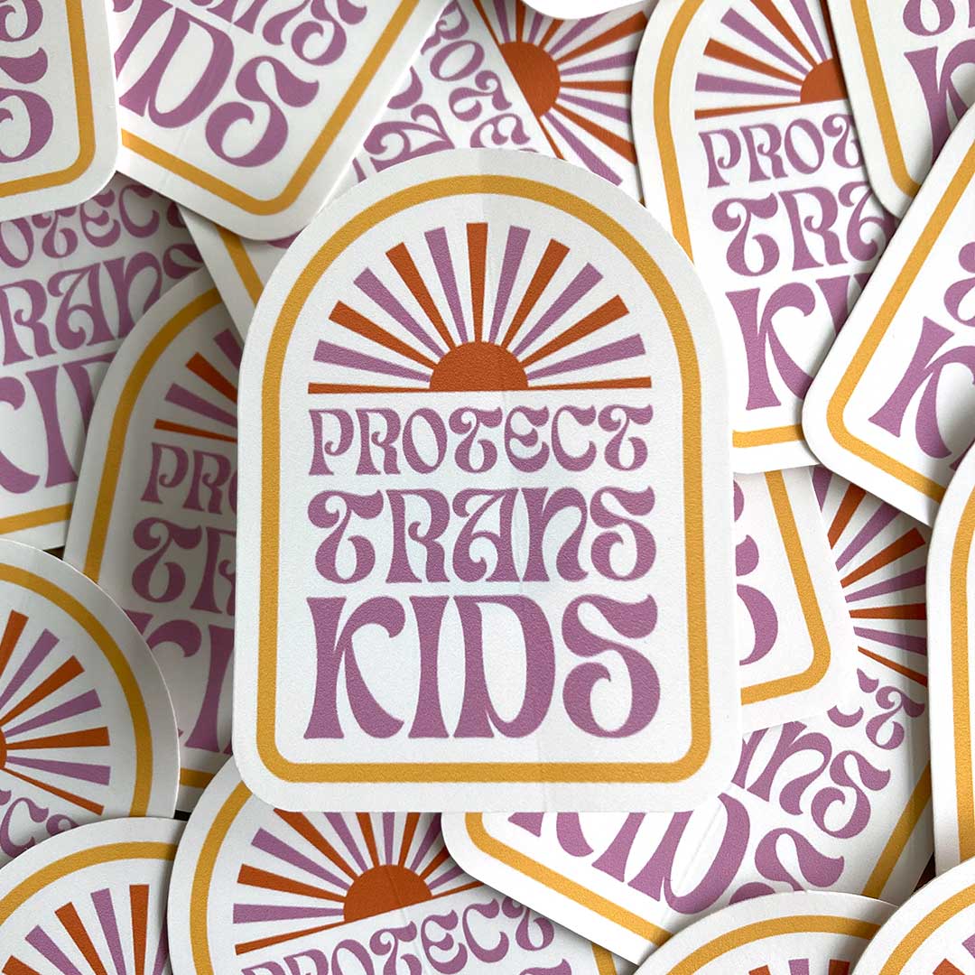 Protect Trans Kids Vinyl Sticker