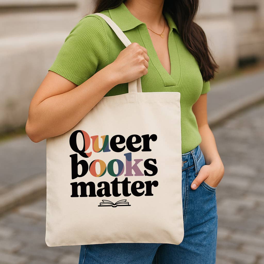 Queer Books Matter Canvas Tote Bag