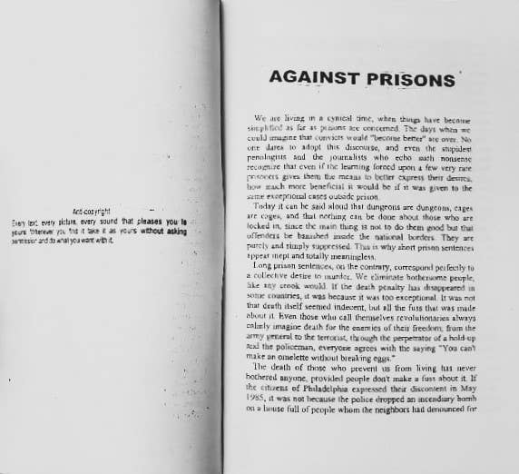 Against Prisons (Zine)