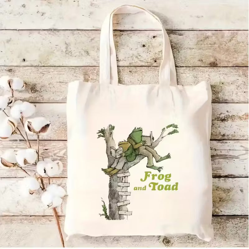 Frog and Toad Reading Tote