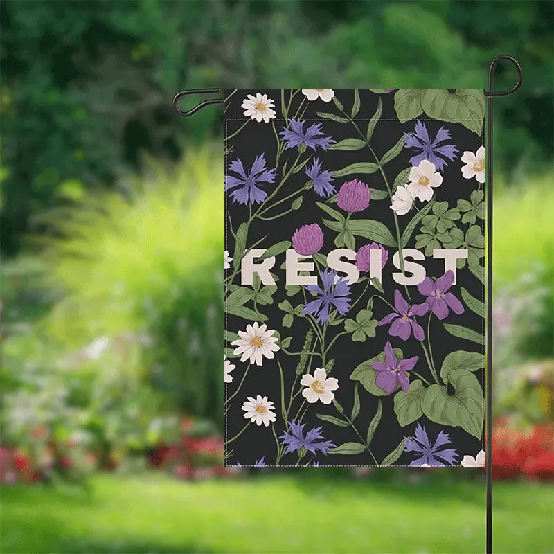 Resist Garden Flag