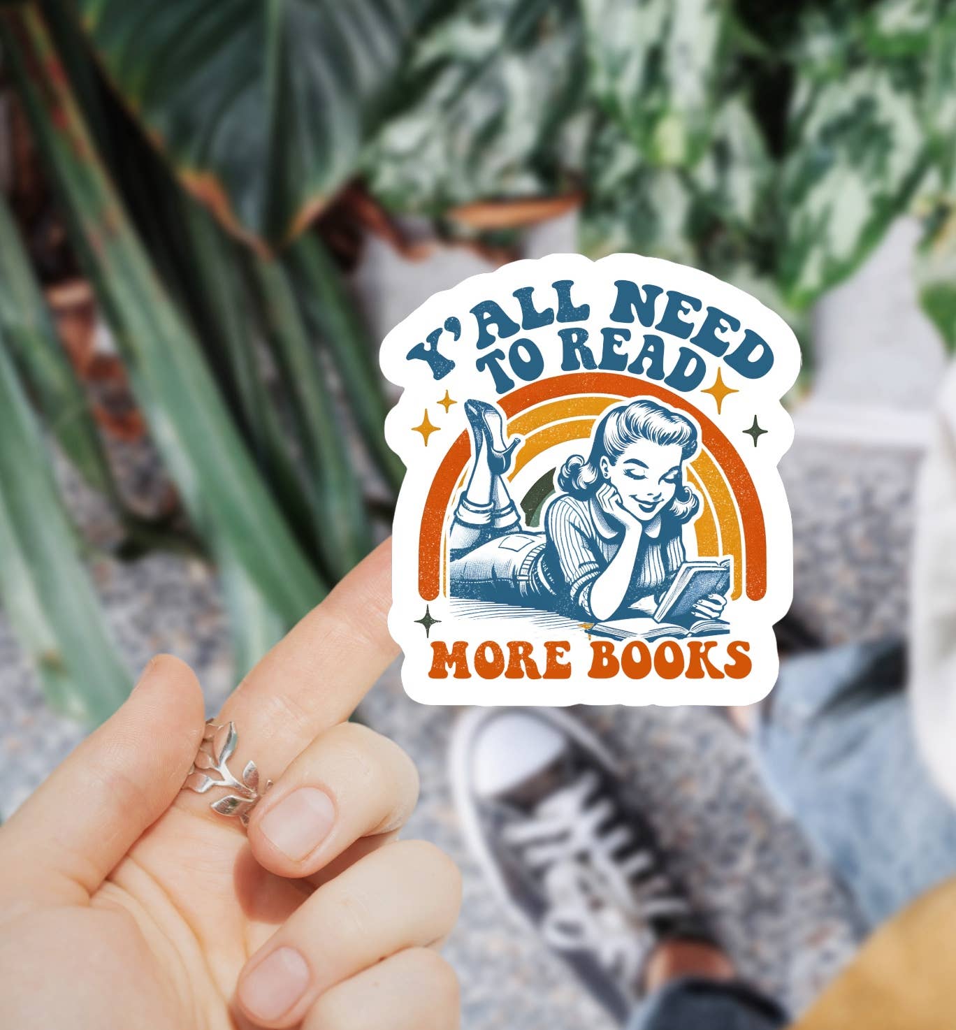 Y’all Need to Read More Books Sticker