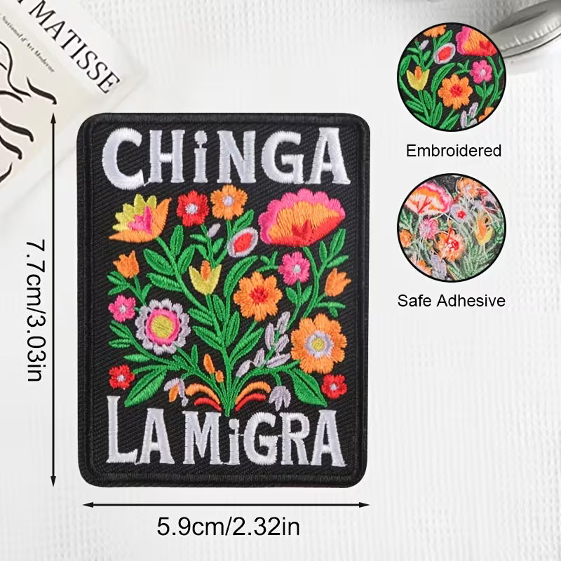 Chinga La Migra Embroidered Patch